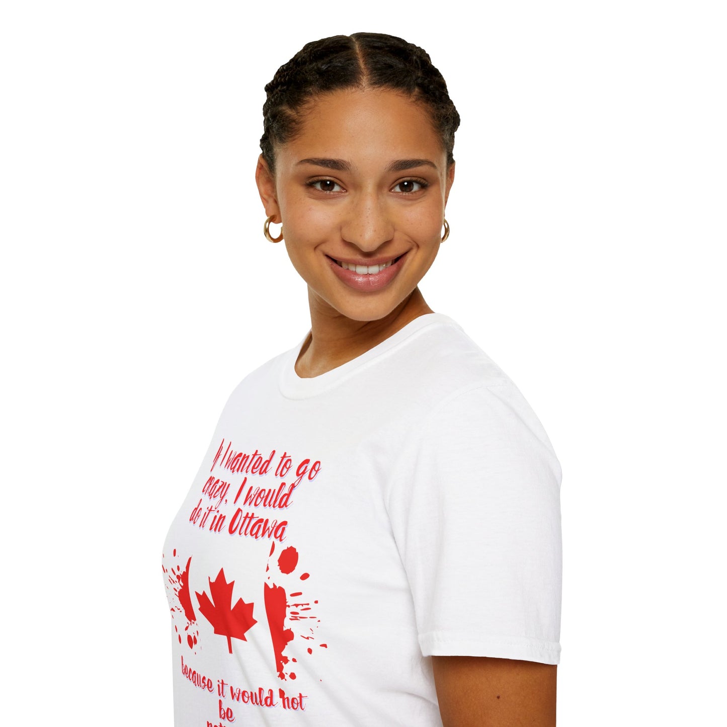Crazy in Ottawa Softstyle Unisex T-Shirt