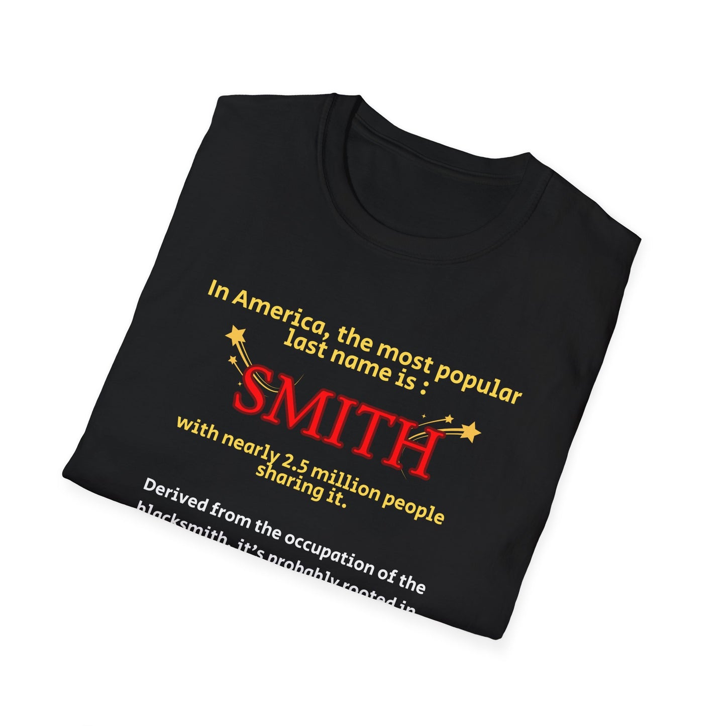 Smith Family Name Softstyle T-Shirt