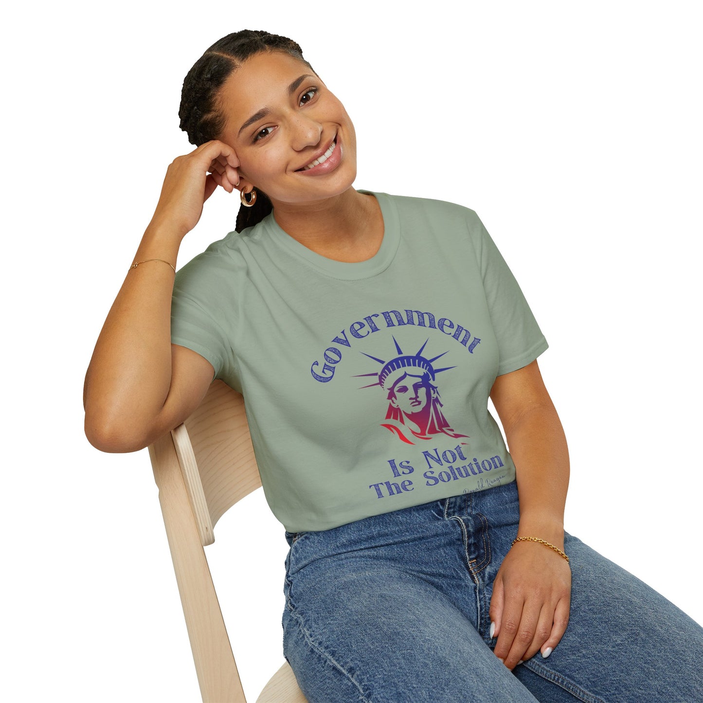 Government Is Not The Solution- Political Shirt