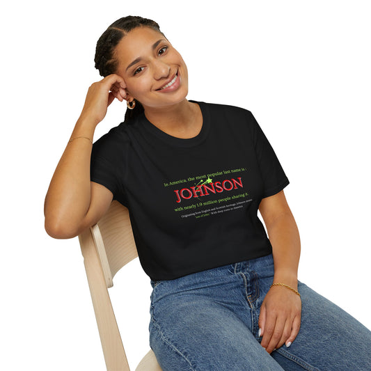 Johnson Popular Name Softstyle T-Shirt