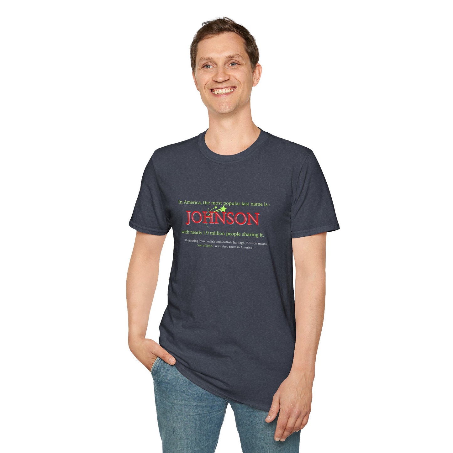 Johnson Popular Name Softstyle T-Shirt