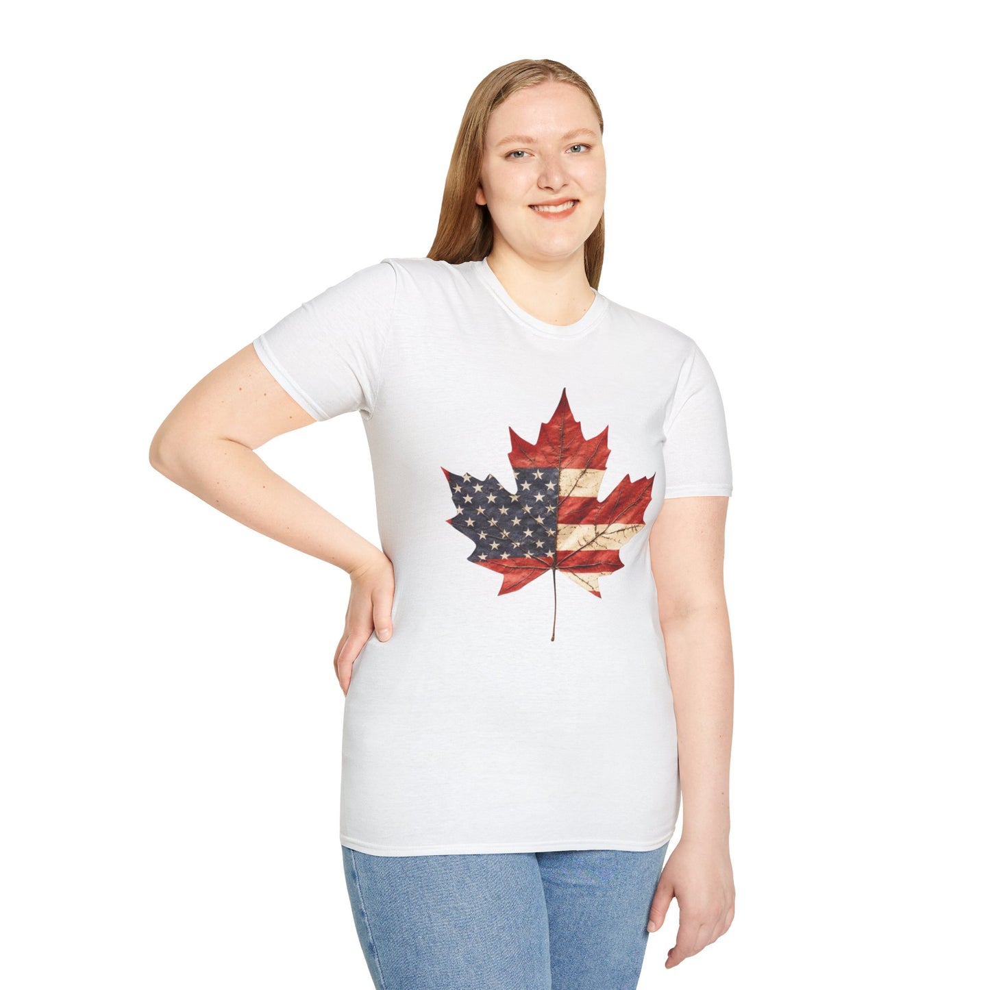 Funny Graphic Tee: USA Annexing Canada Design