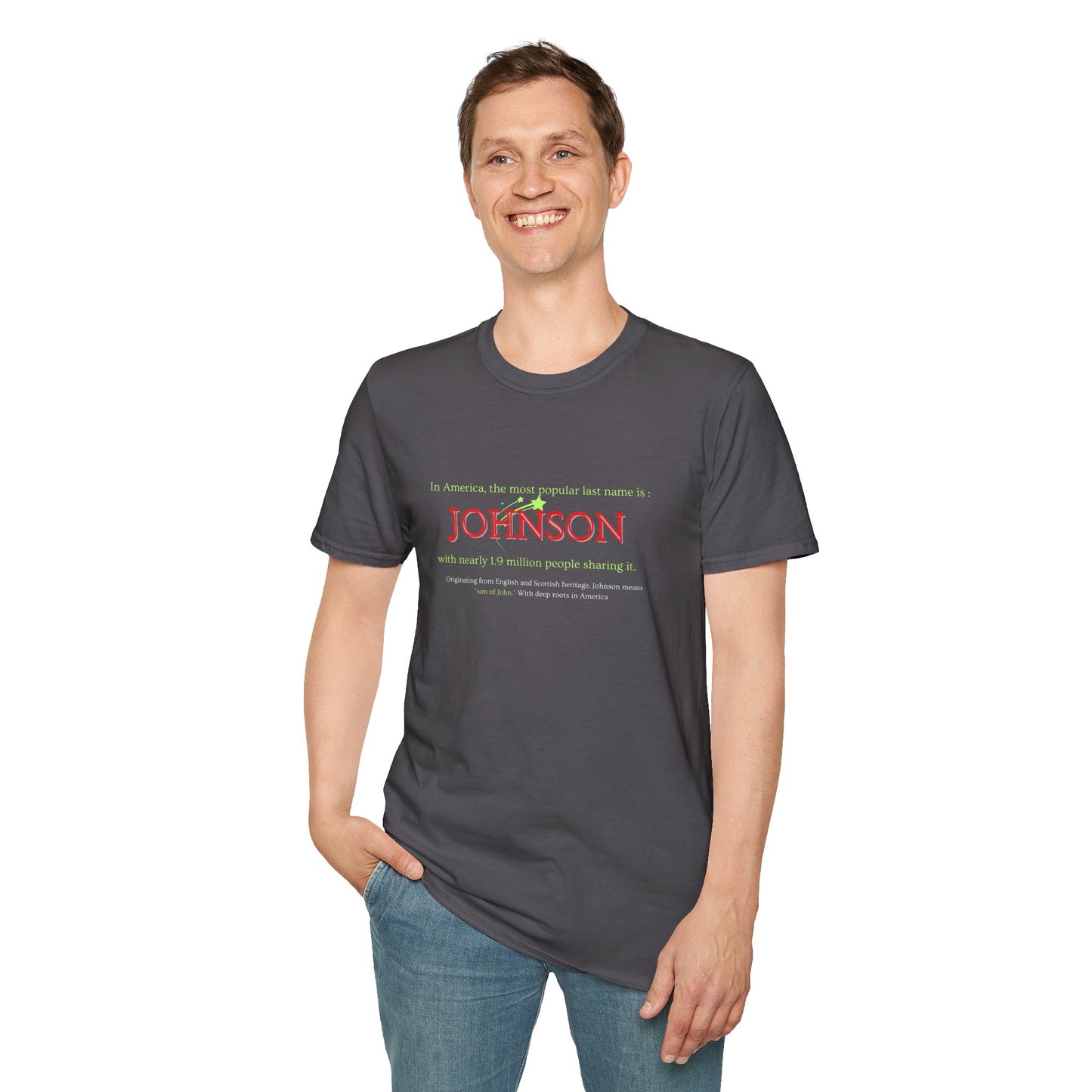 Johnson Popular Name Softstyle T-Shirt