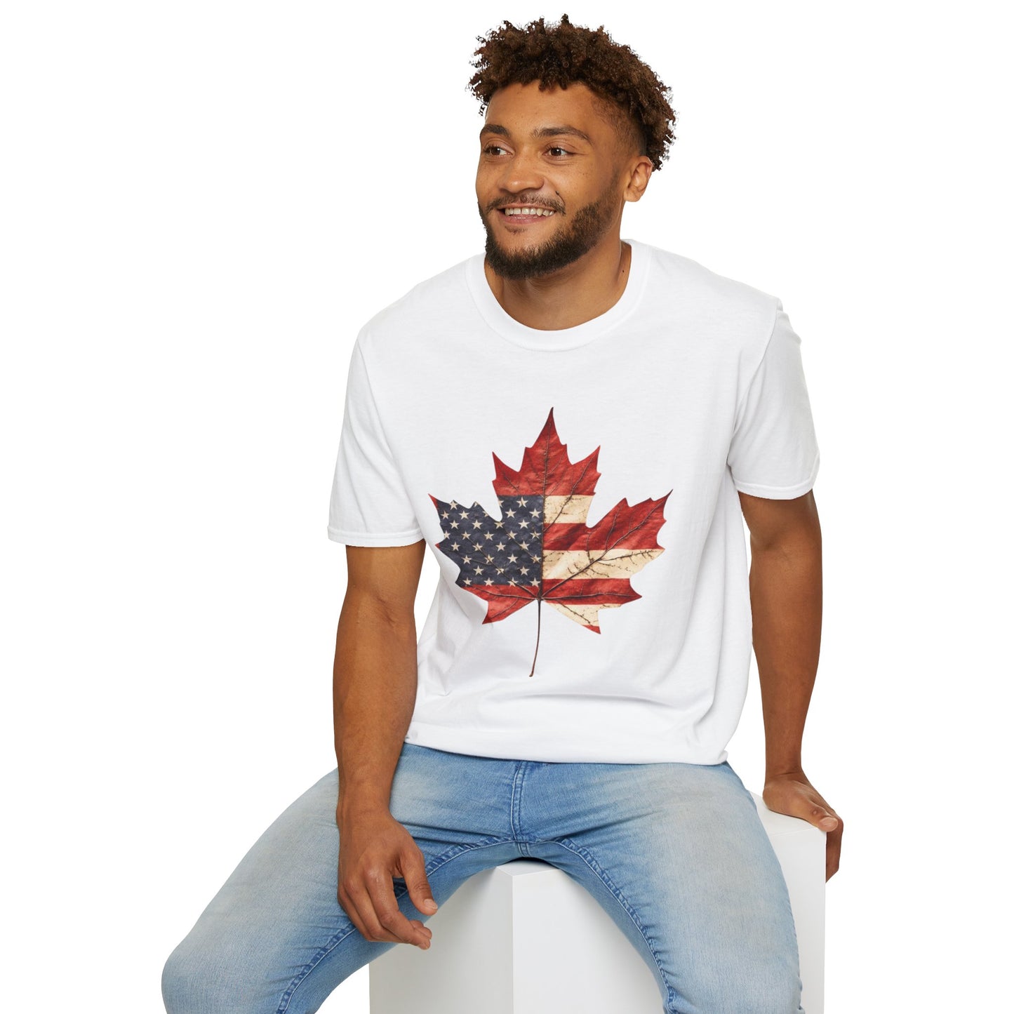 Funny Graphic Tee: USA Annexing Canada Design