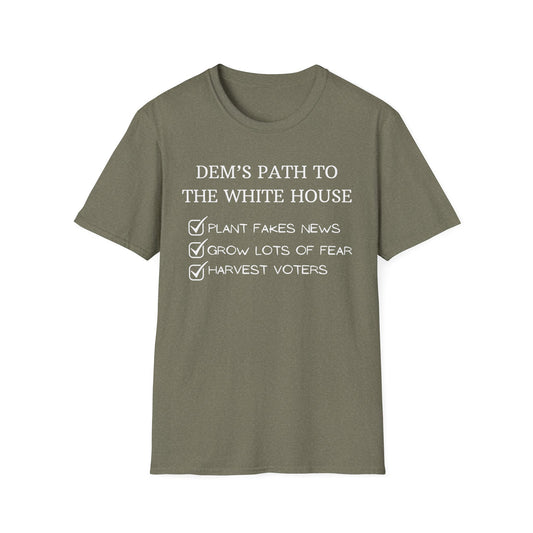 Dem's Path to the White House | Funny Political T-Shirt
