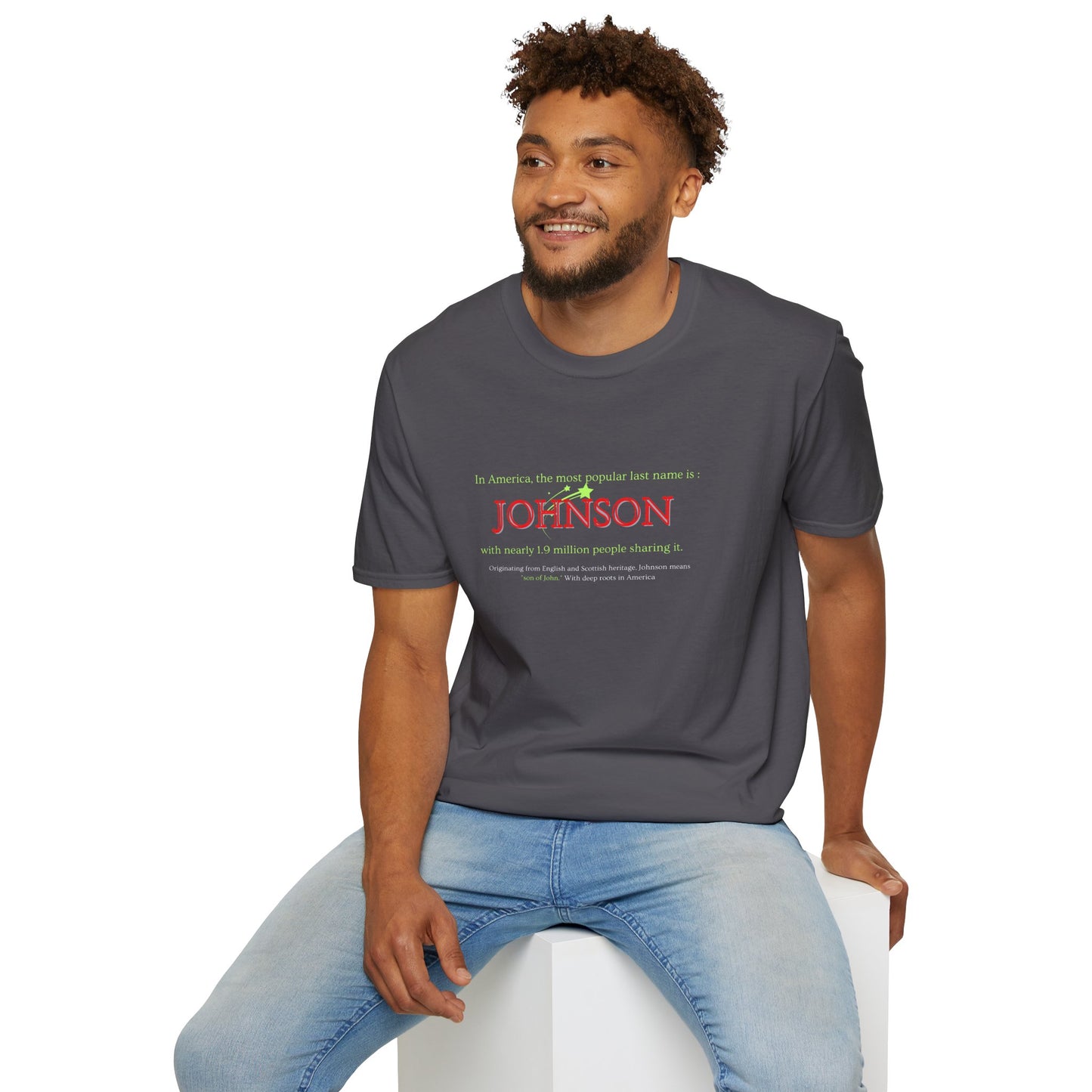 Johnson Popular Name Softstyle T-Shirt