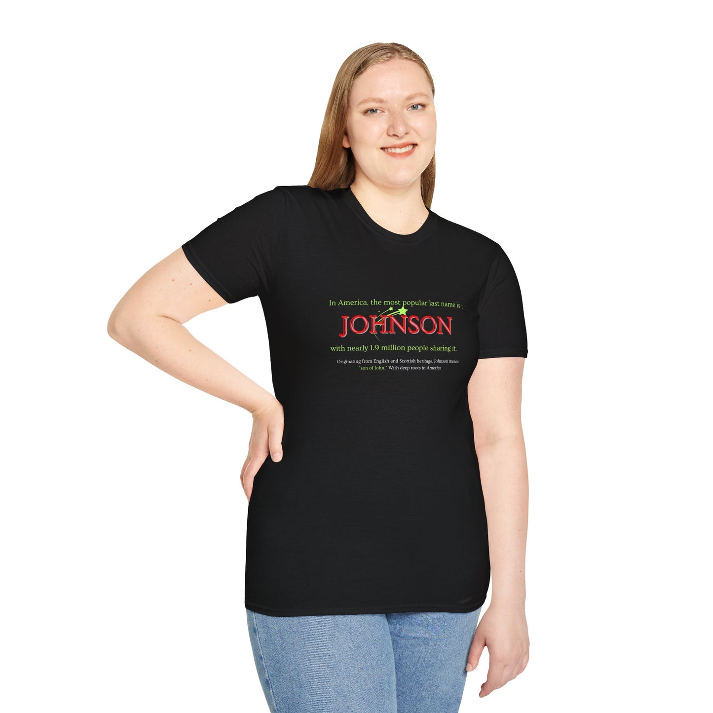 Johnson Popular Name Softstyle T-Shirt