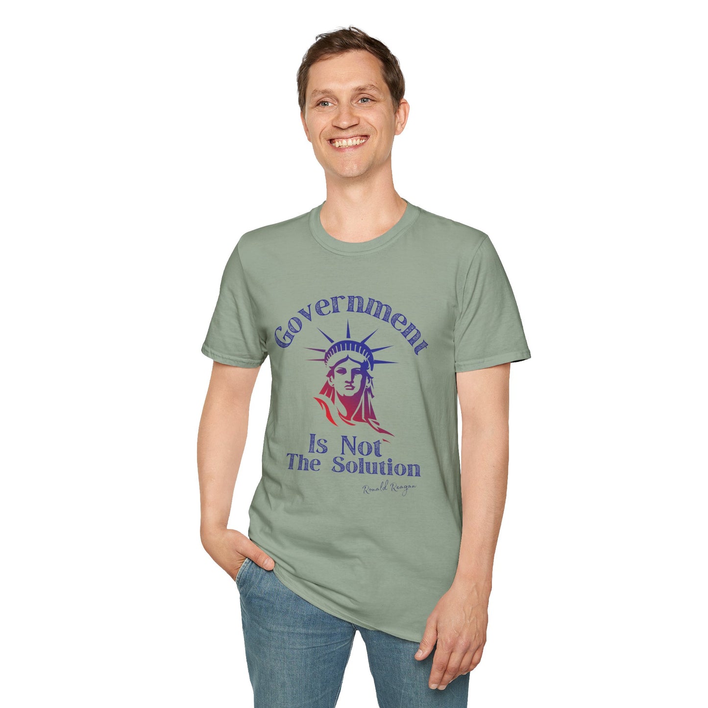 Government Is Not The Solution- Political Shirt