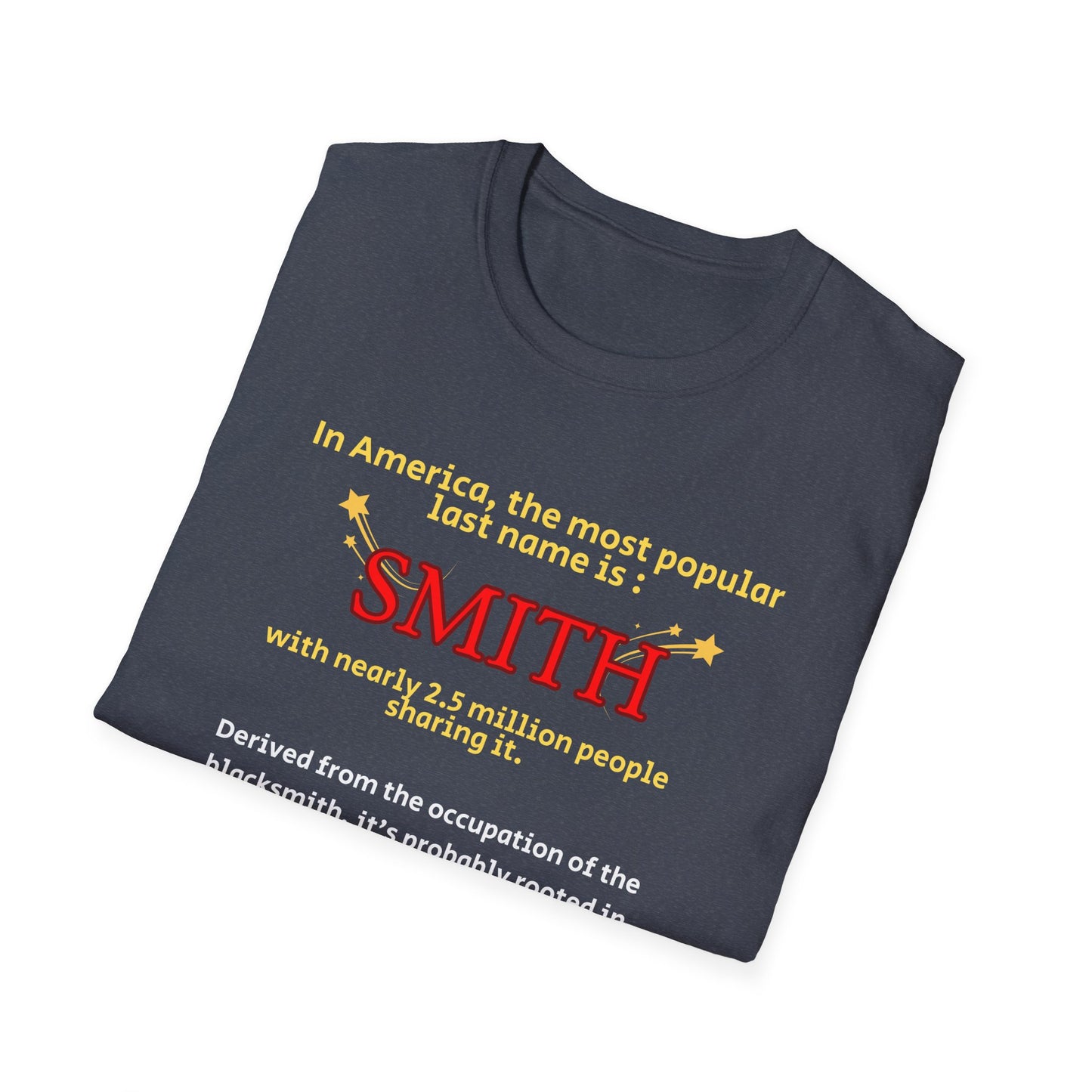 Smith Family Name Softstyle T-Shirt