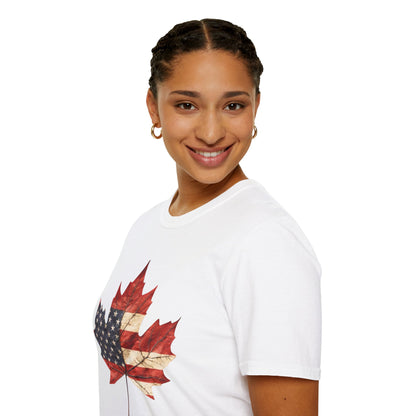 Funny Graphic Tee: USA Annexing Canada Design