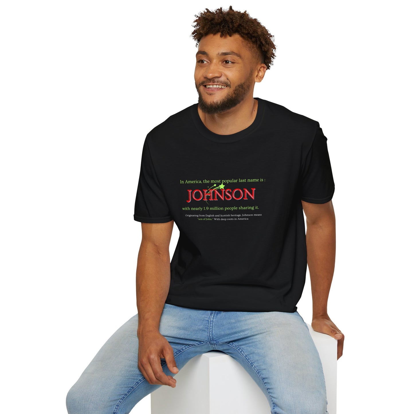 Johnson Popular Name Softstyle T-Shirt