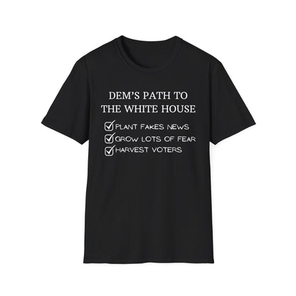 Dem's Path to the White House | Funny Political T-Shirt