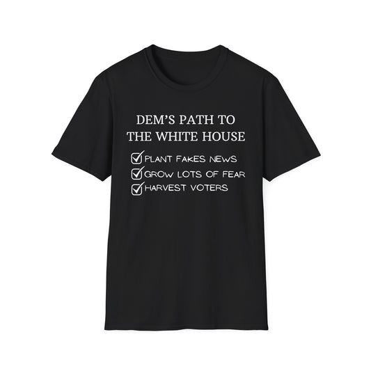 Dem's Path to the White House | Funny Political T-Shirt