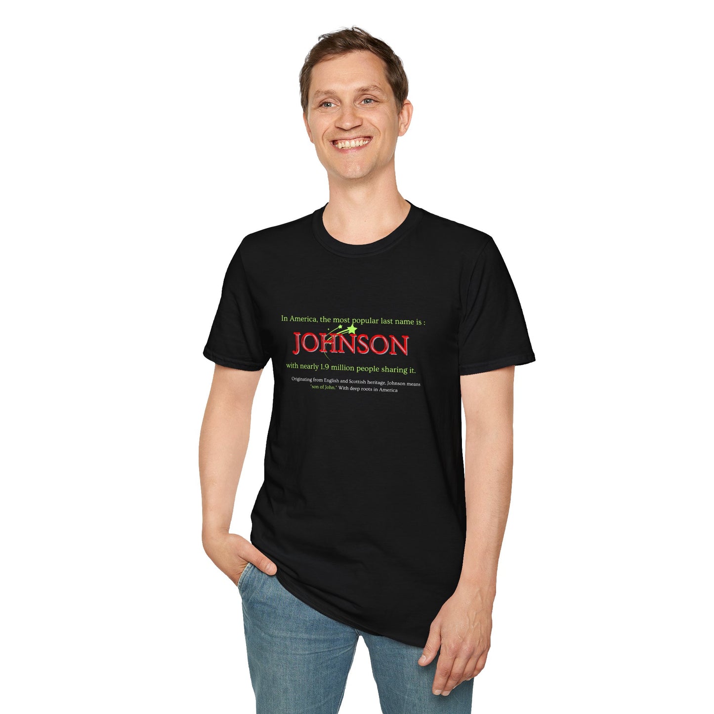 Johnson Popular Name Softstyle T-Shirt