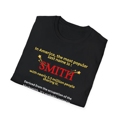 Smith Family Name Softstyle T-Shirt