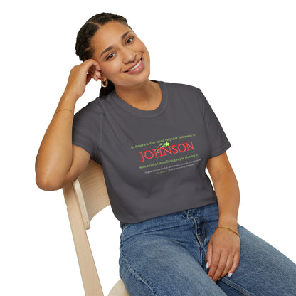 Johnson Popular Name Softstyle T-Shirt