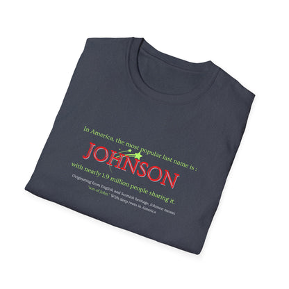 Johnson Popular Name Softstyle T-Shirt