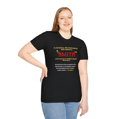 Smith Family Name Softstyle T-Shirt