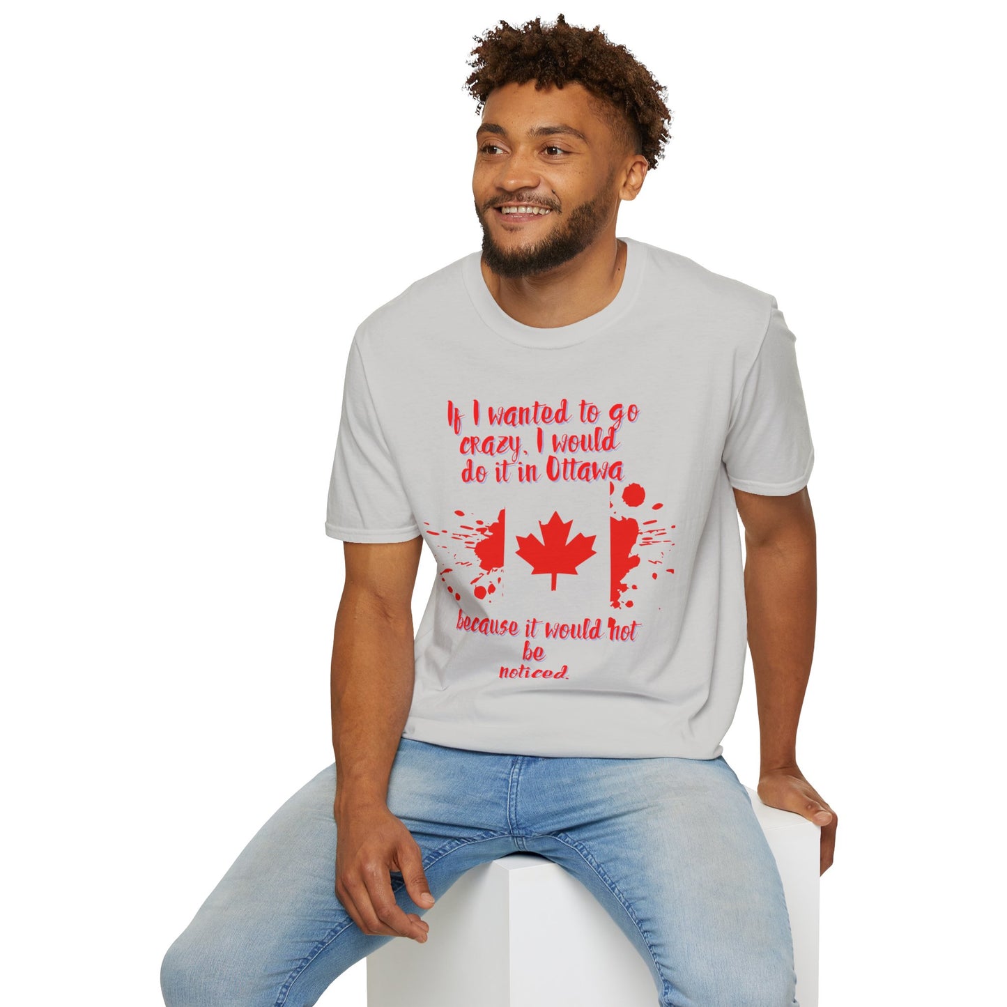Crazy in Ottawa Softstyle Unisex  T-Shirt