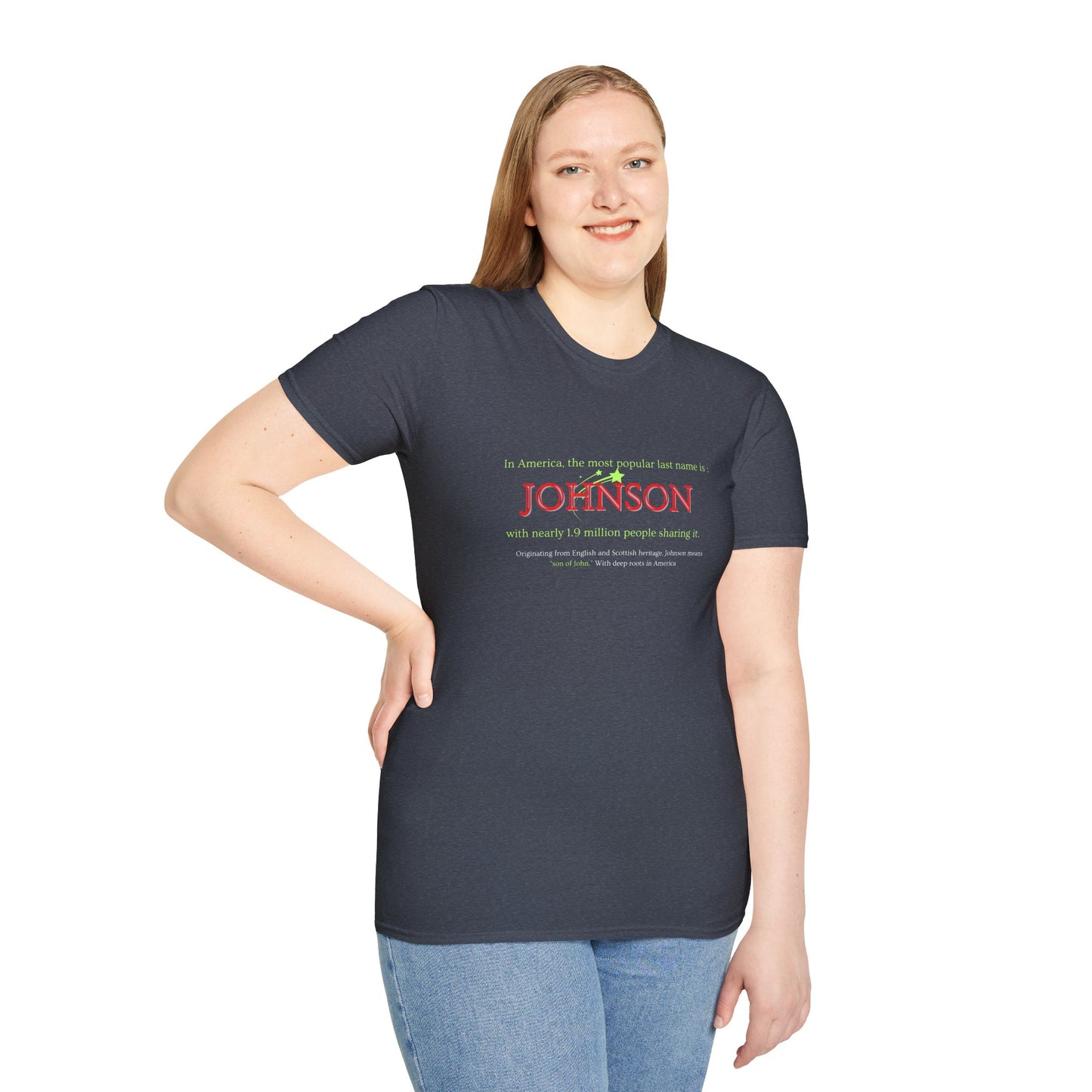 Johnson Popular Name Softstyle T-Shirt