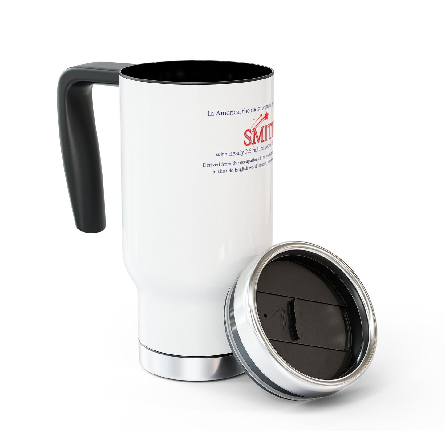 Stainless Steel Travel Mug - The SMITH Family Name
