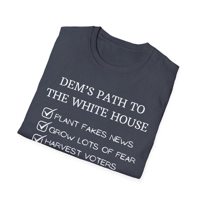 Dem's Path to the White House | Funny Political T-Shirt