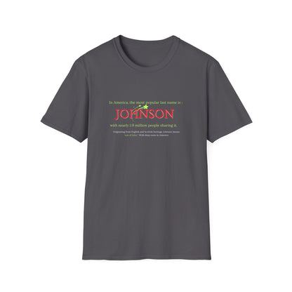 Johnson Popular Name Softstyle T-Shirt