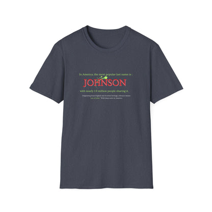 Johnson Popular Name Softstyle T-Shirt