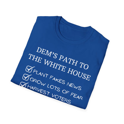 Dem's Path to the White House | Funny Political T-Shirt