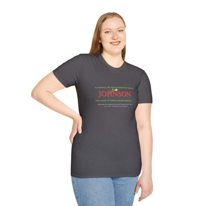 Johnson Popular Name Softstyle T-Shirt